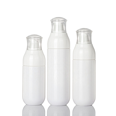 Pusty przezroczysty okrągły mini pojemnik kosmetyczny perfumy plastikowa butelka z rozpylaczem różowego złota!