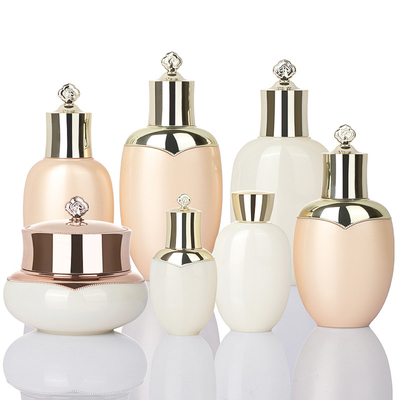 Luxury Gold Unique 50ml Krem do twarzy Słoik 100ml 120ml 150ml Toner Balsam Butelka Pielęgnacja skóry Opakowanie garnituru