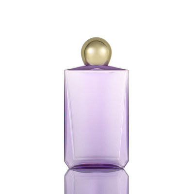 300ml 500ml Kolorowa zakręcana butelka perfum ze złotą nakrętką