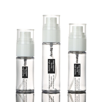 Szczelna plastikowa butelka z rozpylaczem przezroczysta Szczelna 30 ml 20 mm usta