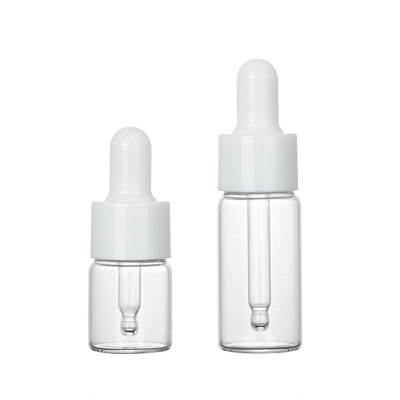 10 ml kosmetyczna butelka z zakraplaczem, matowe małe plastikowe butelki z zakraplaczem