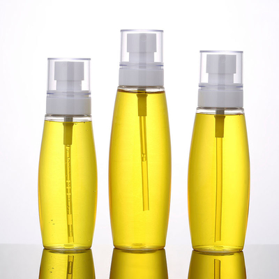 Matowa kosmetyczna butelka z rozpylaczem Plastikowa plastikowa pojemność 100 ml wielokrotnego użytku