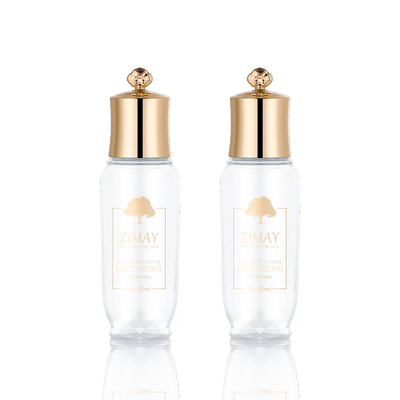 Zestaw pustych butelek podróżnych Frosted Gold Pojemność 30 ml na toner