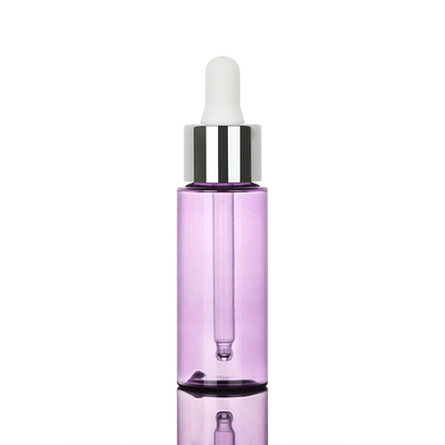 Grube plastikowe butelki z zakraplaczem 30 ml PET z tworzywa sztucznego Sitodruk