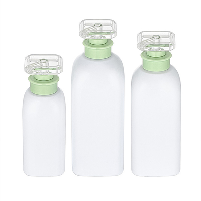 Wielokrotnego napełniania Niestandardowa 300 ml 500 ml 700 ml Zielone przedłużanie włosów Plastikowa balsam do mycia ciała Butelka z żelem pod prysznic