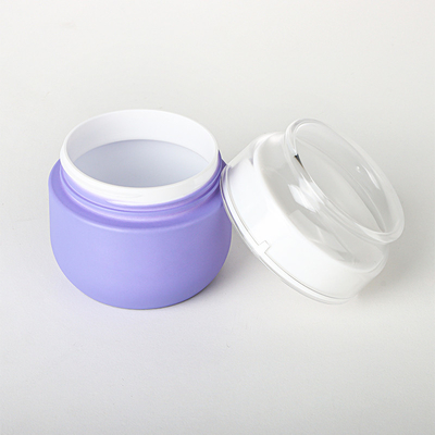 Fioletowy 4 Oz PET Matte Plastic Serum Lotion Drobna mgiełka Butelka z rozpylaczem 2 Oz Krem do twarzy Zestaw kosmetycznych słoików