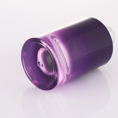 Nowa konstrukcja mała ombre fioletowa biała pompa 30 ml pusty pojemnik na surowicę butelka z zakraplaczem