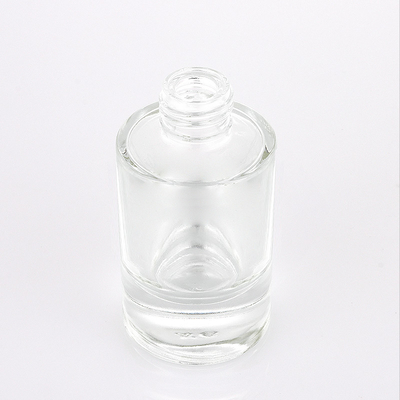 Usługa OEM / OEM przezroczysta matowa 30 ml płynna butelka z kroplomierzem do włosów