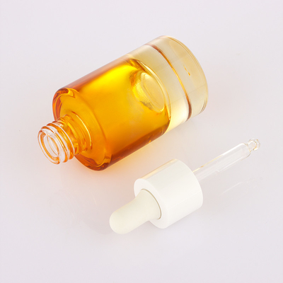 Wysokiej jakości 30 ml fantazyjnych kwadratowych plastikowych butelek z kroplomierzem do kosmetyków