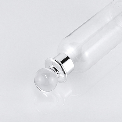 Dostosowane plastikowe butelki z zakrętkami Puste różowe opakowanie szamponu kosmetycznego