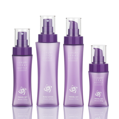Przenośna butelka PET Frosted Lotion z rozpylaczem kosmetycznym 200 ml