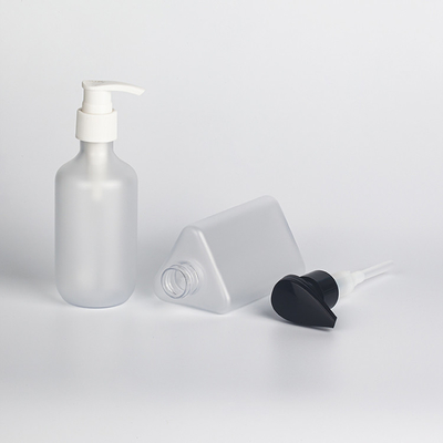 Matowa biała butelka z balsamem kosmetycznym HDPE Plastik 30 ml 60 ml 100 ml Opakowanie do pielęgnacji skóry