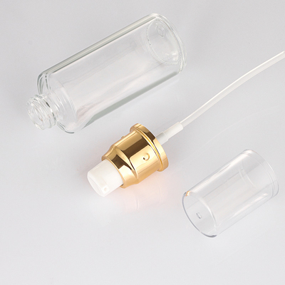 50 ml pusta butelka z rozpylaczem z matowego szkła z opakowaniem kosmetycznym z pompką