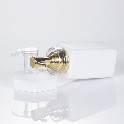 Frosted Airless Lotion Pump Butelki, dozownik do pompek kosmetycznych ze złotą pokrywką