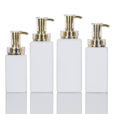 Frosted Airless Lotion Pump Butelki, dozownik do pompek kosmetycznych ze złotą pokrywką