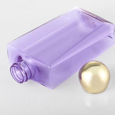 300ml 500ml Kolorowa zakręcana butelka perfum ze złotą nakrętką
