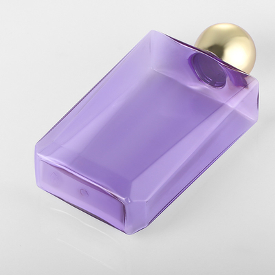 300ml 500ml Kolorowa zakręcana butelka perfum ze złotą nakrętką