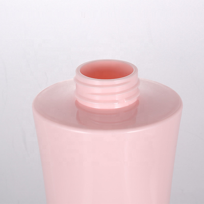 Hurtownie 350 ml 500 ml Luksusowy różowy kwadratowy żel pod prysznic do wielokrotnego napełniania Puste butelki z pompką Pojemnik na balsam do ciała