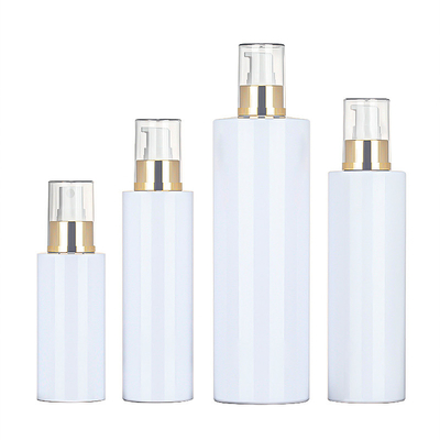 Hurtownia 120 ml 200 ml 250 ml 500 ml Okrągły kosmetyczny mgiełka do ciała Atomizer Plastikowy balsam w sprayu Złota Top Butelka do czyszczenia