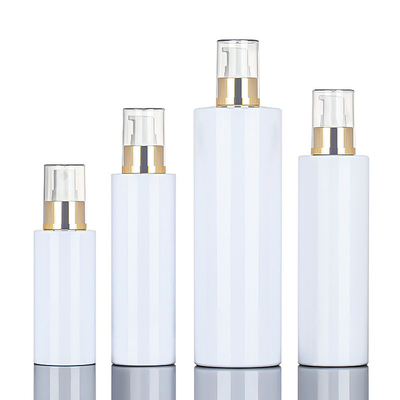 Hurtownia 120 ml 200 ml 250 ml 500 ml Okrągły kosmetyczny mgiełka do ciała Atomizer Plastikowy balsam w sprayu Złota Top Butelka do czyszczenia