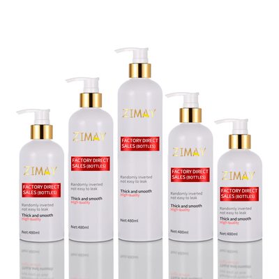 250ml 300ml 350ml 400ml 500ml Airless Body Pump Szampon i odżywka Kosmetyki do pielęgnacji skóry Pojemniki do pakowania olejów