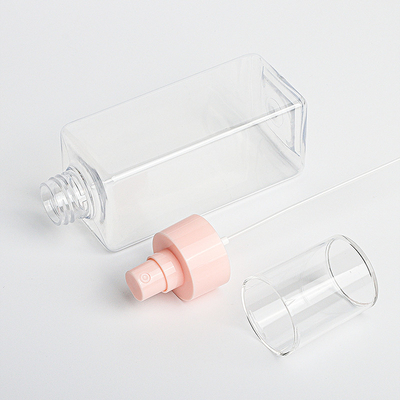 Plastikowe butelki z rozpylaczem PET 100 ml Drobna mgła Sitodruk z ustami 24 mm