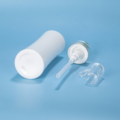 350 ml 400 ml 500 ml OEM okrągły kształt plastikowy szampon do salonu bezpowietrzna pompa do ciała do pakowania plastikowych butelek