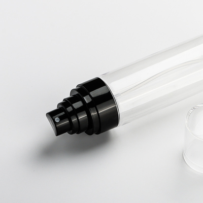 100 ml pusta przezroczysta plastikowa butelka z rozpylaczem, cylindryczna butelka z rozpylaczem do kosmetyków