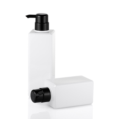 Pusta butelka na balsam kosmetyczny 200 ml kwadratowy kształt 61 mm szerokości z pompą 42 mm