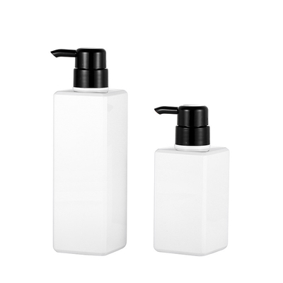 Pusta butelka na balsam kosmetyczny 200 ml kwadratowy kształt 61 mm szerokości z pompą 42 mm