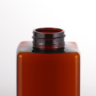 Przezroczysta butelka z balsamem kosmetycznym, 41 mm kwadratowe butelki z balsamem