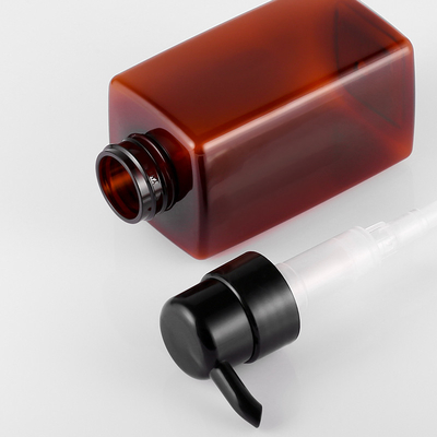 Przezroczysta butelka z balsamem kosmetycznym, 41 mm kwadratowe butelki z balsamem