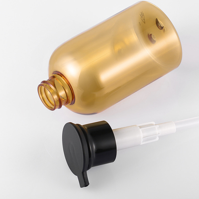 Butelki z pompką o pojemności 500 ml, szerokość 67 mm, kolor bursztynowy, wiele zastosowań
