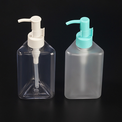 200 ml pusta butelka z pompką bezpowietrzną Trójkąt przezroczysty do olejków do włosów