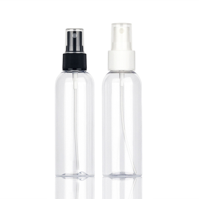100 ml małych kosmetycznych butelek z rozpylaczem Materiał PET do wielokrotnego napełniania Przezroczysty pusty