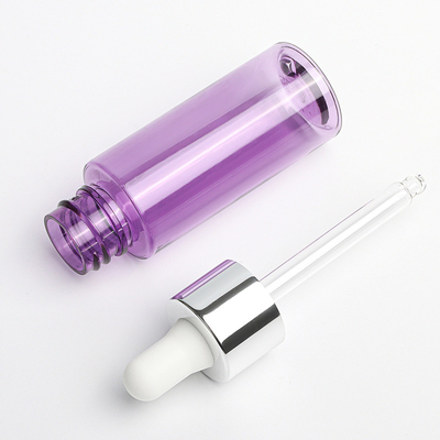 Grube plastikowe butelki z zakraplaczem 30 ml PET z tworzywa sztucznego Sitodruk