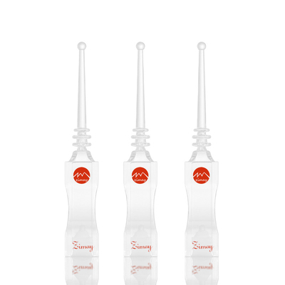 Mini plastikowa pusta butelka z ampułką, 1 ml puste butelki z serum do twarzy