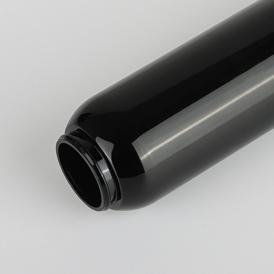 Cylinder PET 180ml 200ml Opakowanie Dozownik do mydła w czarnej piance Butelka z pompką bezpowietrzną