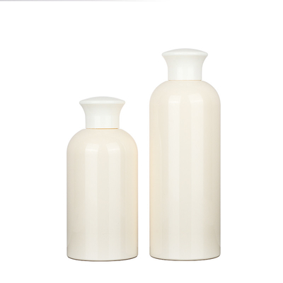 Kosmetyczna plastikowa butelka z tonerem 300 ml 350 ml przezroczysta okrągła plastikowa butelka